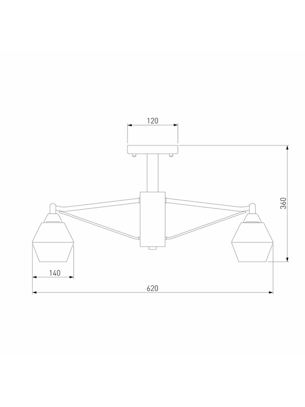 Потолочная люстра Eurosvet Takara 70135/5 кофе — изображение 3