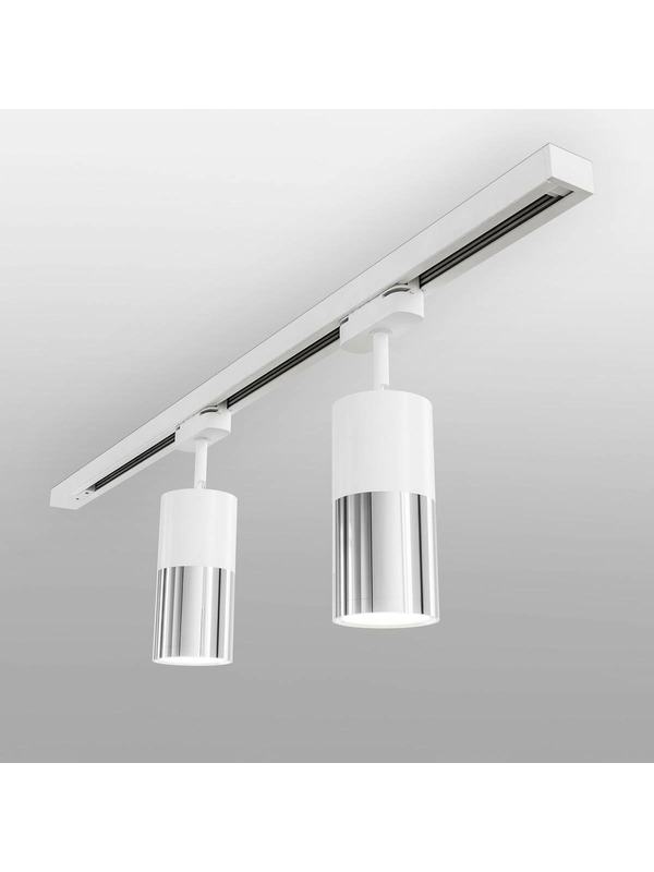 Трековый светодиодный светильник Elektrostandard Avantag белый матовый/хром 6W LTB27 a047018 — изображение 5