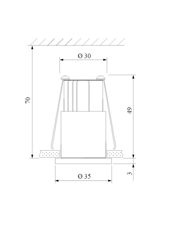 Встраиваемый светодиодный светильник Elektrostandard 15269/LED черный a056022 — изображение 2