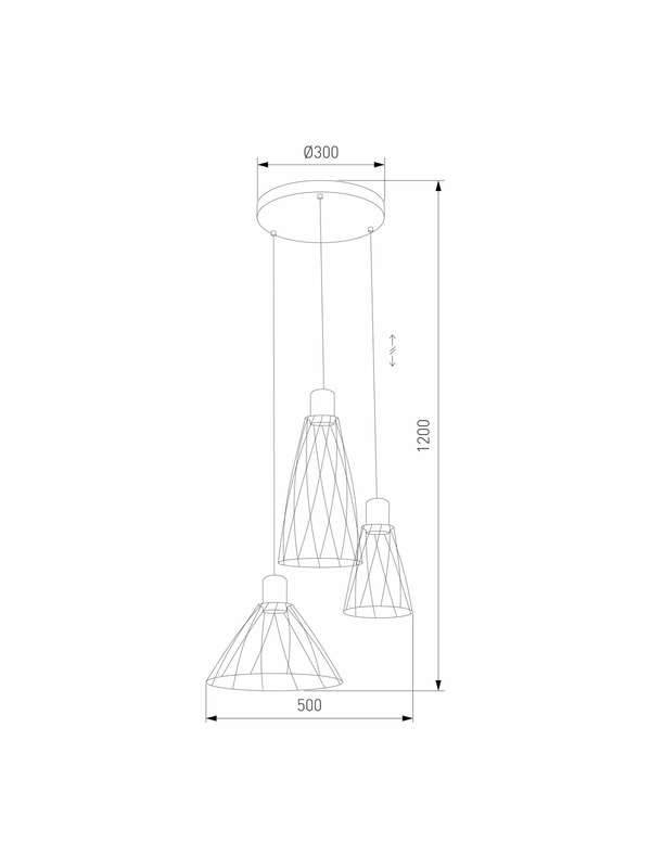 Подвесная люстра TK Lighting 10188 Modesto — изображение 2