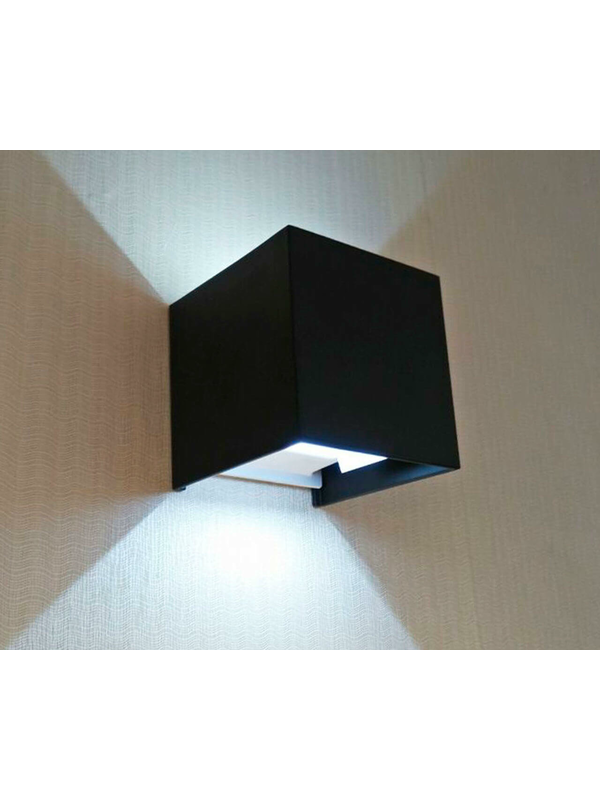 Уличный настенный светодиодный светильник Kink Light Куб 08585,19(4000K)