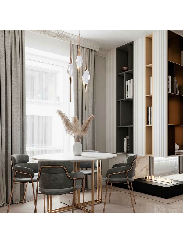 Подвесной светодиодный светильник Modelux Modestyle MS.88921.3 GD — изображение 2