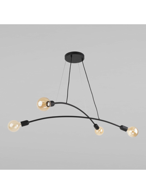 Подвесная люстра TK Lighting 2724 Helix Black