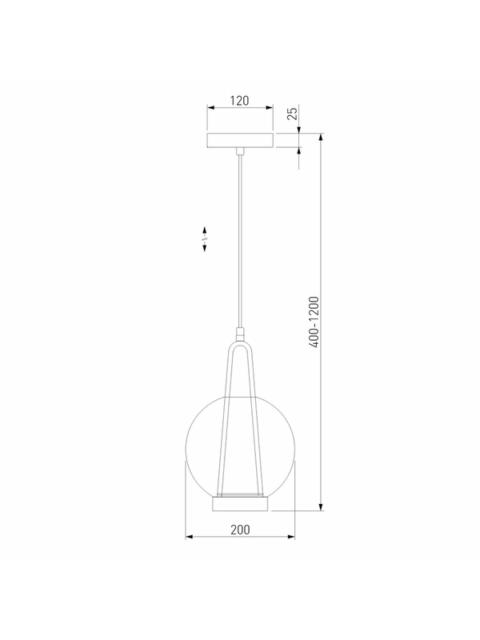 Подвесной светодиодный светильник Eurosvet Frasco 50267/1 LED синий