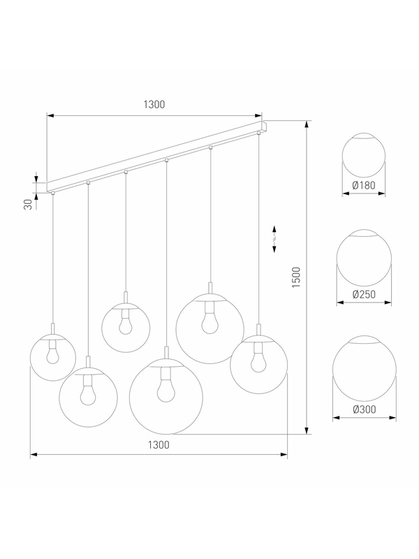 Подвесной светильник TK Lighting 5383 Esme — изображение 2