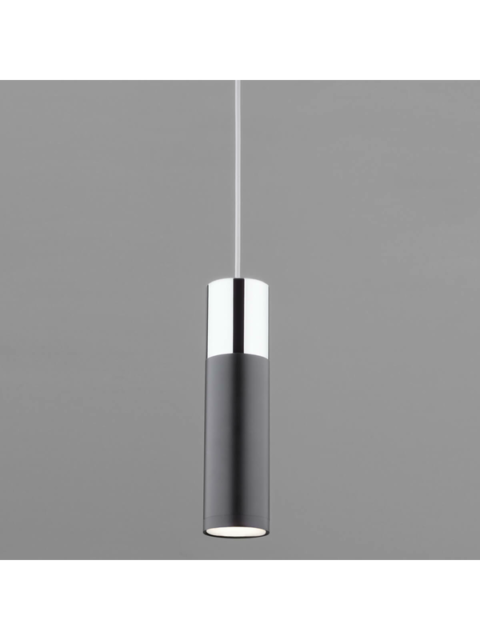 Подвесной светильник Eurosvet 50135/1 LED хром/черный