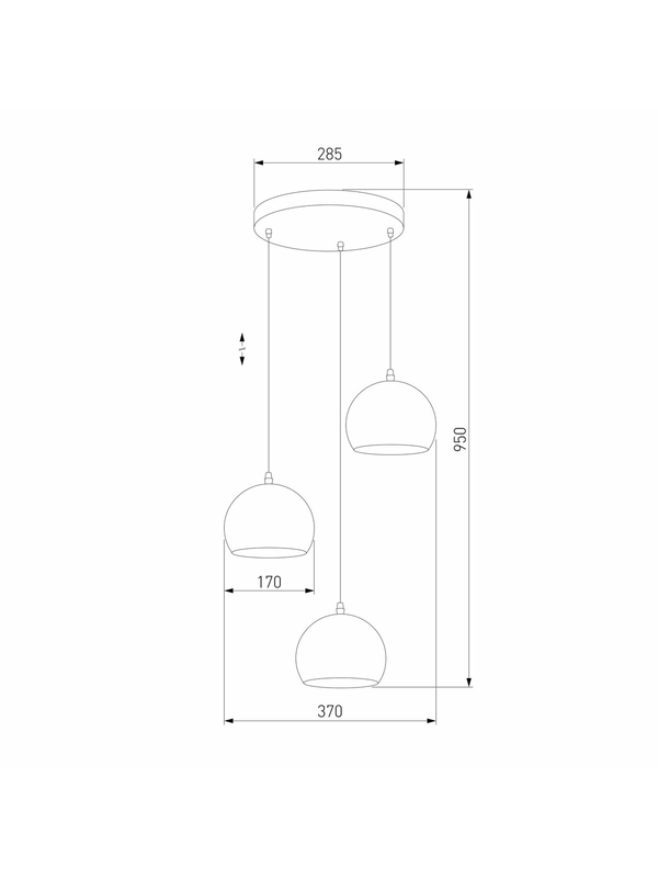 Подвесная люстра TK Lighting 3448 Yoda Gold — изображение 2