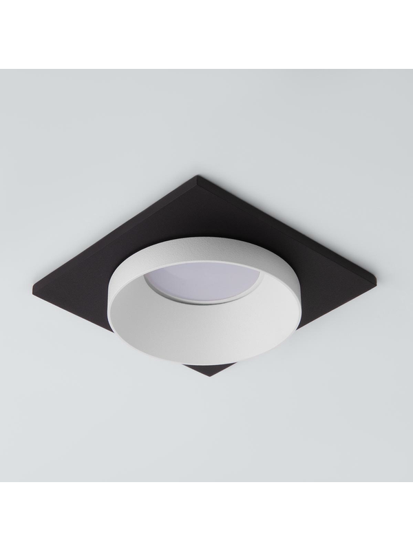 Встраиваемый светильник Elektrostandard 117 MR16 белый/черный a053347 — изображение 2