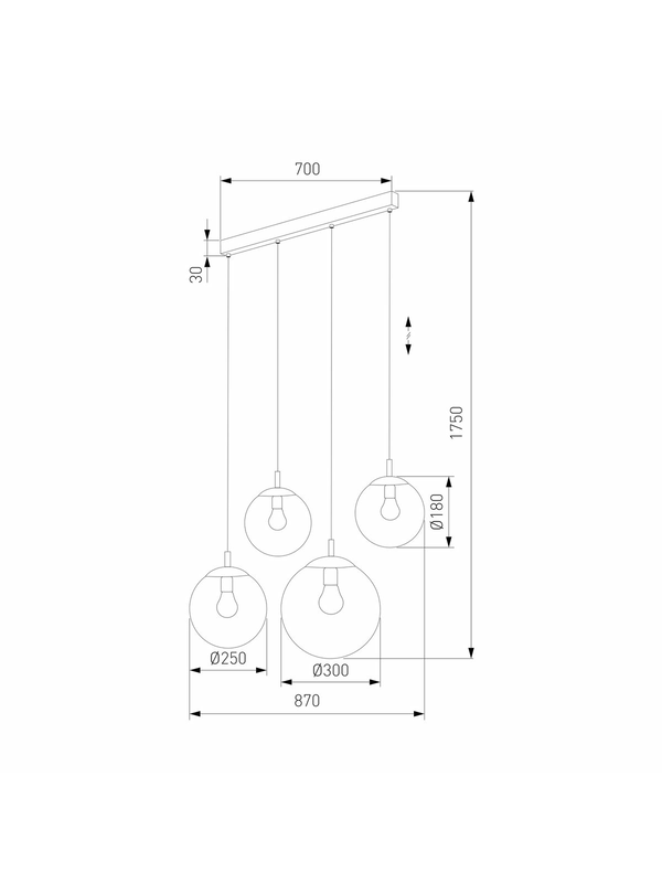 Подвесной светильник TK Lighting 4795 Esme — изображение 2