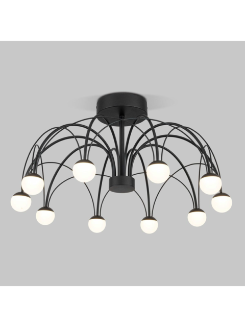 Потолочная светодиодная люстра Eurosvet Ragno 90035/10 LED черный