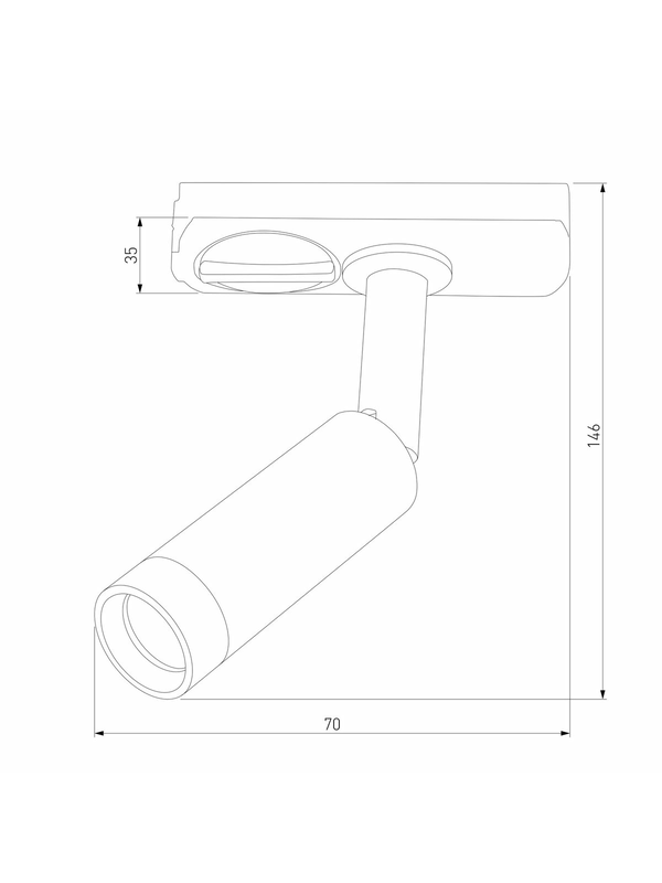 Трековый светодиодный светильник TK Lighting 3383 Tracer — изображение 3