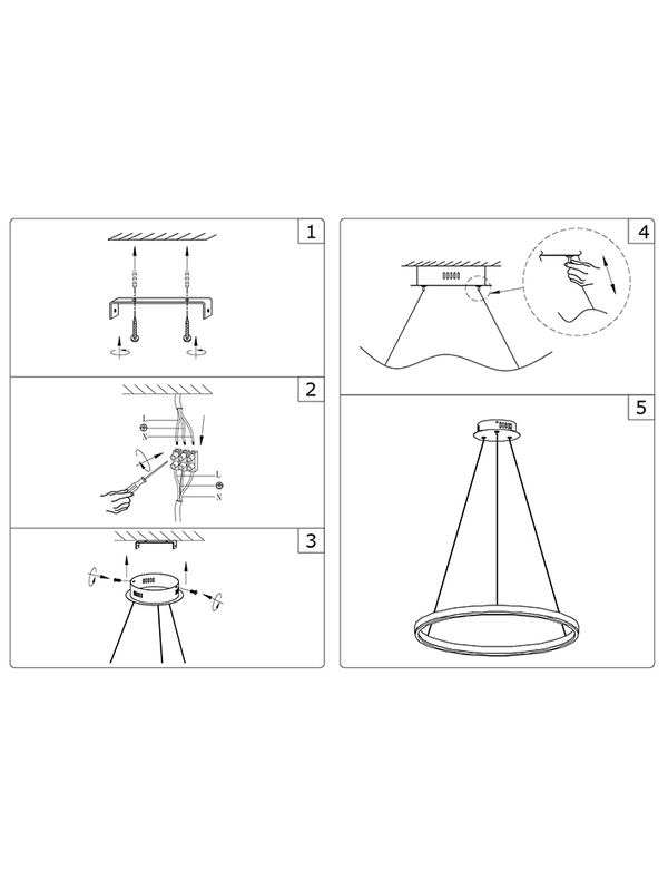Подвесной светодиодный светильник Kink Light Тор 08214,19A(3000K)