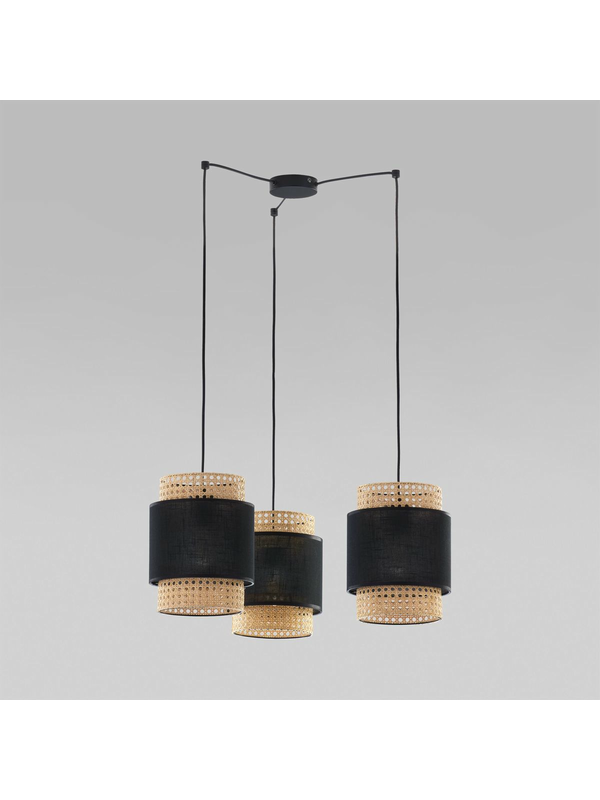 Подвесная люстра TK Lighting 6549 Boho Black