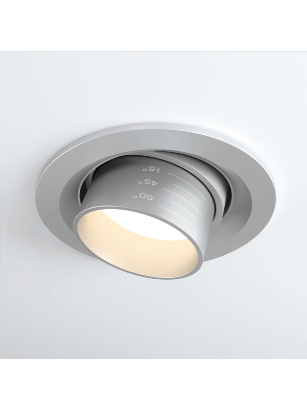 Встраиваемый светодиодный светильник Elektrostandard 9920 LED 15W 4200K серебро a052479