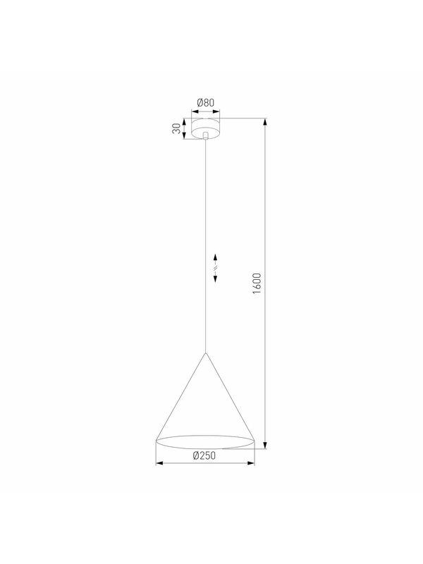 Подвесной светильник TK Lighting 10066 Cono — изображение 2