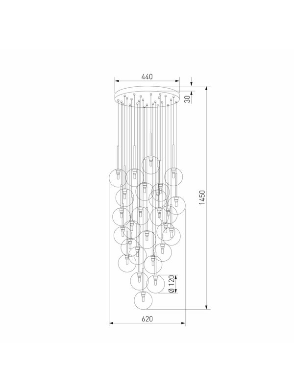 Подвесная люстра TK Lighting 10099 Nilos — изображение 2