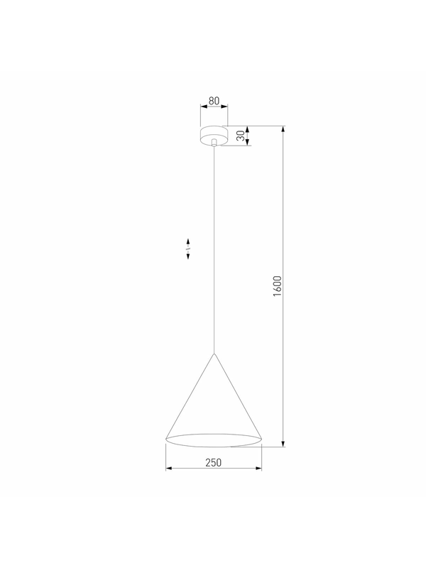Подвесной светильник TK Lighting 10077 Cono — изображение 2
