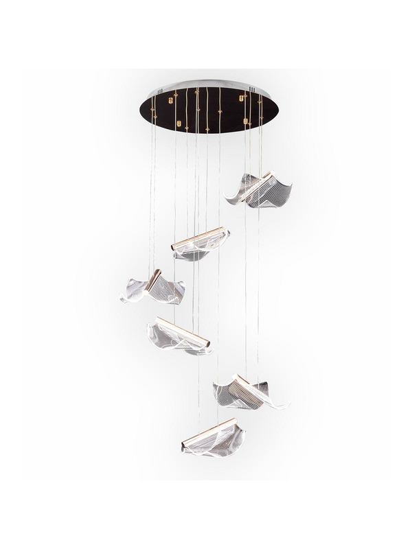 Подвесная светодиодная люстра Kink Light Нубе 08043-6A,33