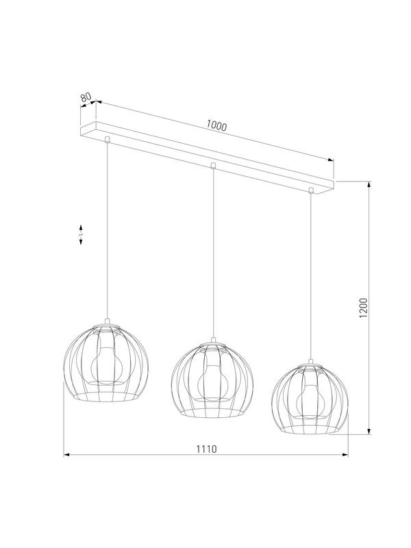 Подвесной светильник TK Lighting 4483 Universo Black — изображение 2