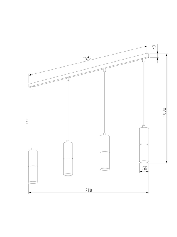 Подвесной светильник TK Lighting 4367 Elit Black — изображение 2