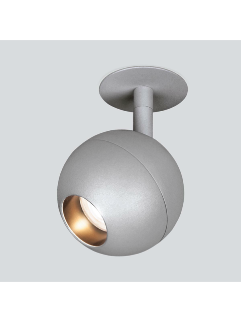 Встраиваемый светодиодный спот Elektrostandard Ball 9926 LED 12W 4200K серебро a053739