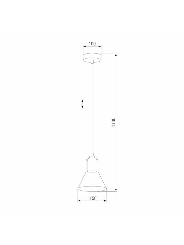 Подвесной светильник TK Lighting 2430 Vichy Black — изображение 2