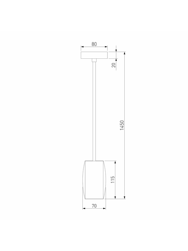 Подвесной светодиодный светильник Eurosvet Bonaldo 50246/1 Led белый — изображение 2