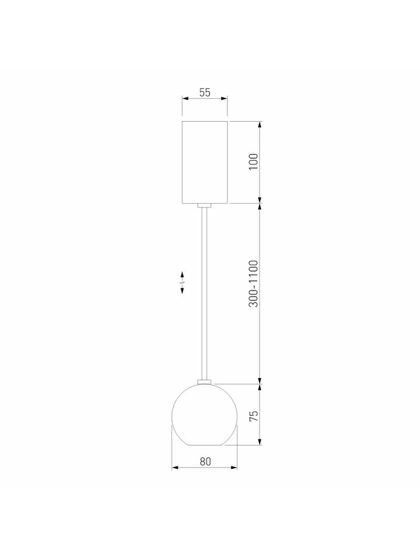Подвесной светодиодный светильник Elektrostandard Giro 50215/1 Led бронза a055674 — изображение 2