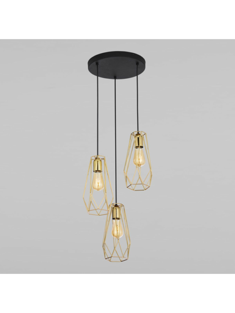 Подвесная люстра TK Lighting 2697 Lugo Gold
