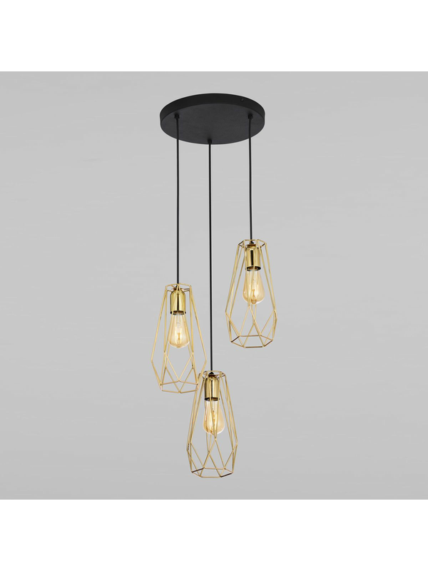 Подвесная люстра TK Lighting 2697 Lugo Gold
