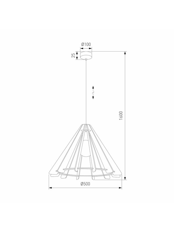 Подвесной светильник TK Lighting 6586 Eris — изображение 2
