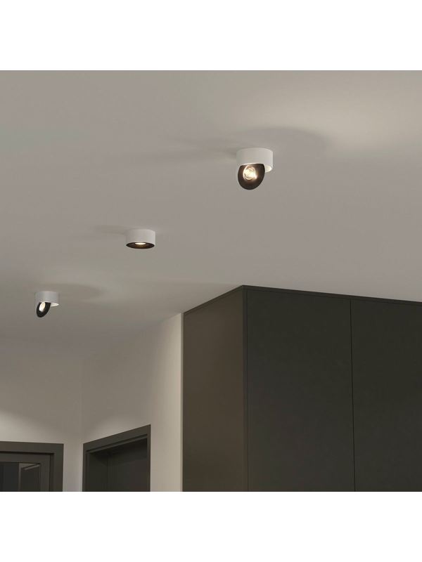 Накладной светодиодный светильник Elektrostandard Glide 25100/Led белый/черный a059332