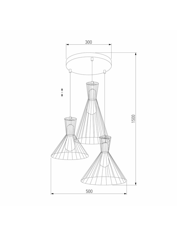 Подвесная люстра TK Lighting 3351 Sahara — изображение 3