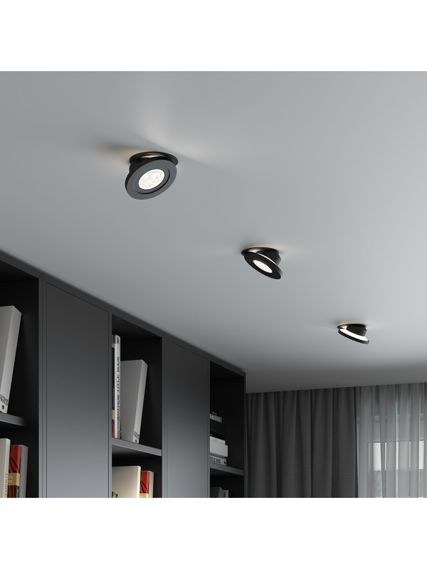 Встраиваемый светодиодный светильник Elektrostandard Surf 25084/LED 6W 4000K черный a063675