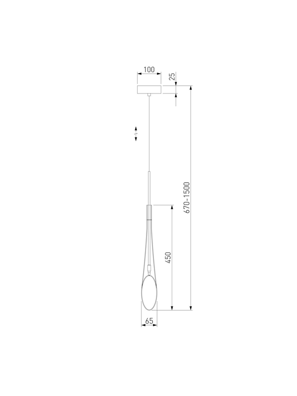 Подвесной светильник Eurosvet Folio 50224/1 прозрачный — изображение 2