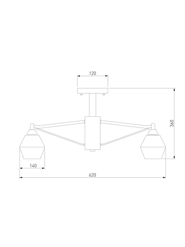Потолочная люстра Eurosvet Takara 70135/5 кофе — изображение 2