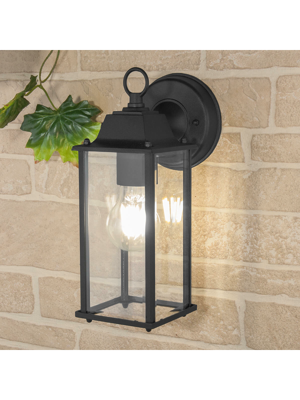 Уличный настенный cветильник Elektrostandard 1008D Brick черный a038438
