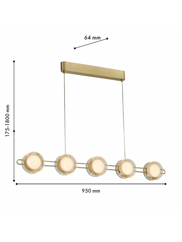 Подвесная светодиодная люстра Favourite Yo-yo 4334-10P — изображение 2