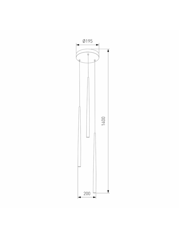 Подвесная люстра TK Lighting 10117 Piano — изображение 2