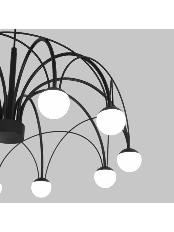 Подвесная светодиодная люстра Eurosvet Ragno 90034/10 LED черный — изображение 2
