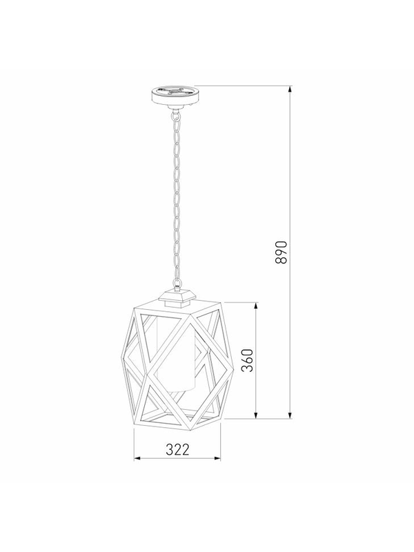 Уличный подвесной светильник Elektrostandard Ambra 35133/H черный a056233 — изображение 2