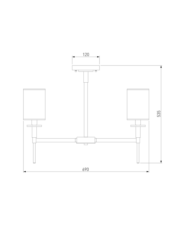 Подвесная люстра Eurosvet Brielle 60132/6 латунь — изображение 2