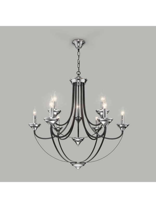 Подвесная люстра Eurosvet Lazzaro 60098/9 хром