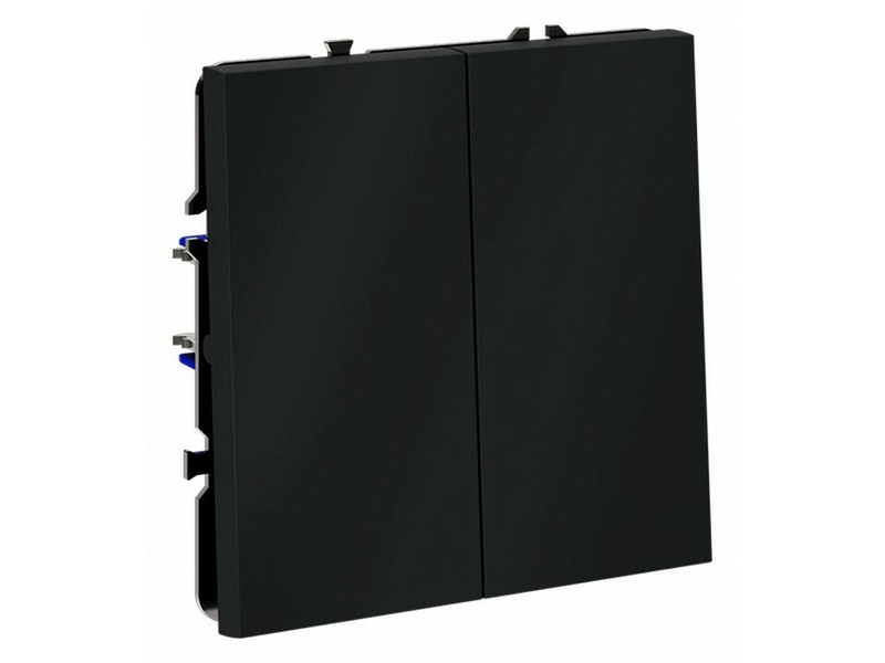 Выключатель двухклавишный без рамки Voltum S70 VLS020607