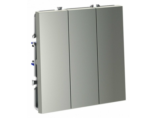 Выключатель трехклавишный без рамки Voltum S70 VLS030105