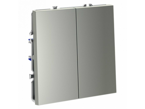 Выключатель проходной двухклавишный без рамки Voltum S70 VLS020305
